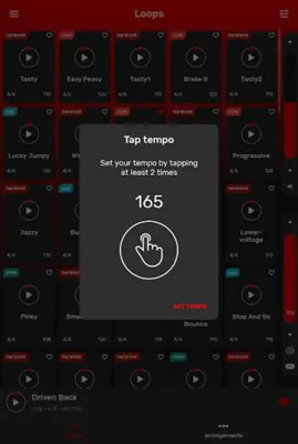 Drum Loops - Rock Beats android App screenshot 1